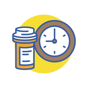 Medicine and Clock icon